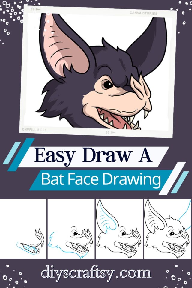 18 Easy Bat Drawing Ideas For Beginners To Experts DIYsCraftsy