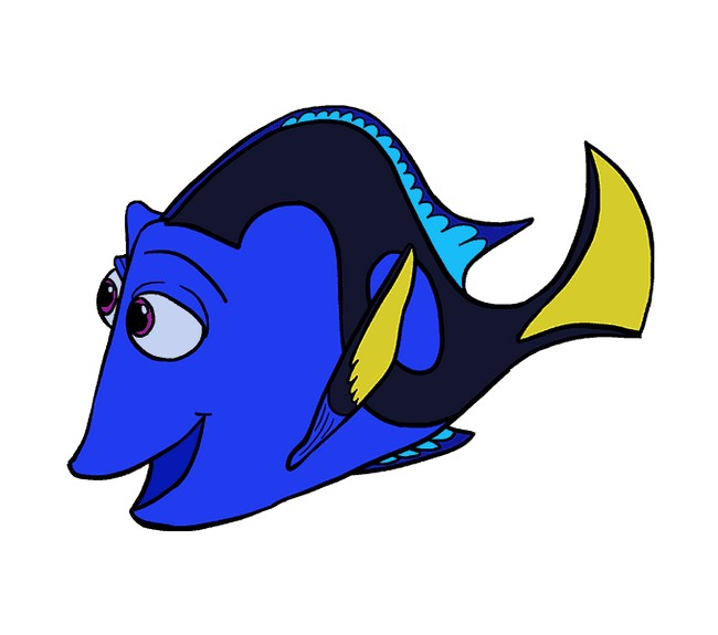 How To Draw Dory