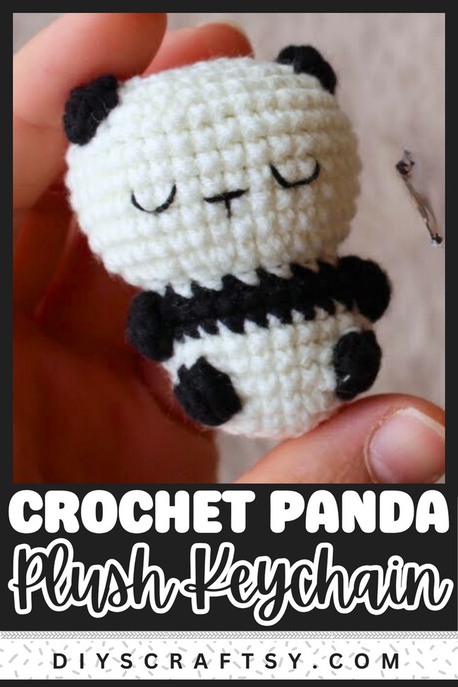 How to Crochet Little Panda - Keychain