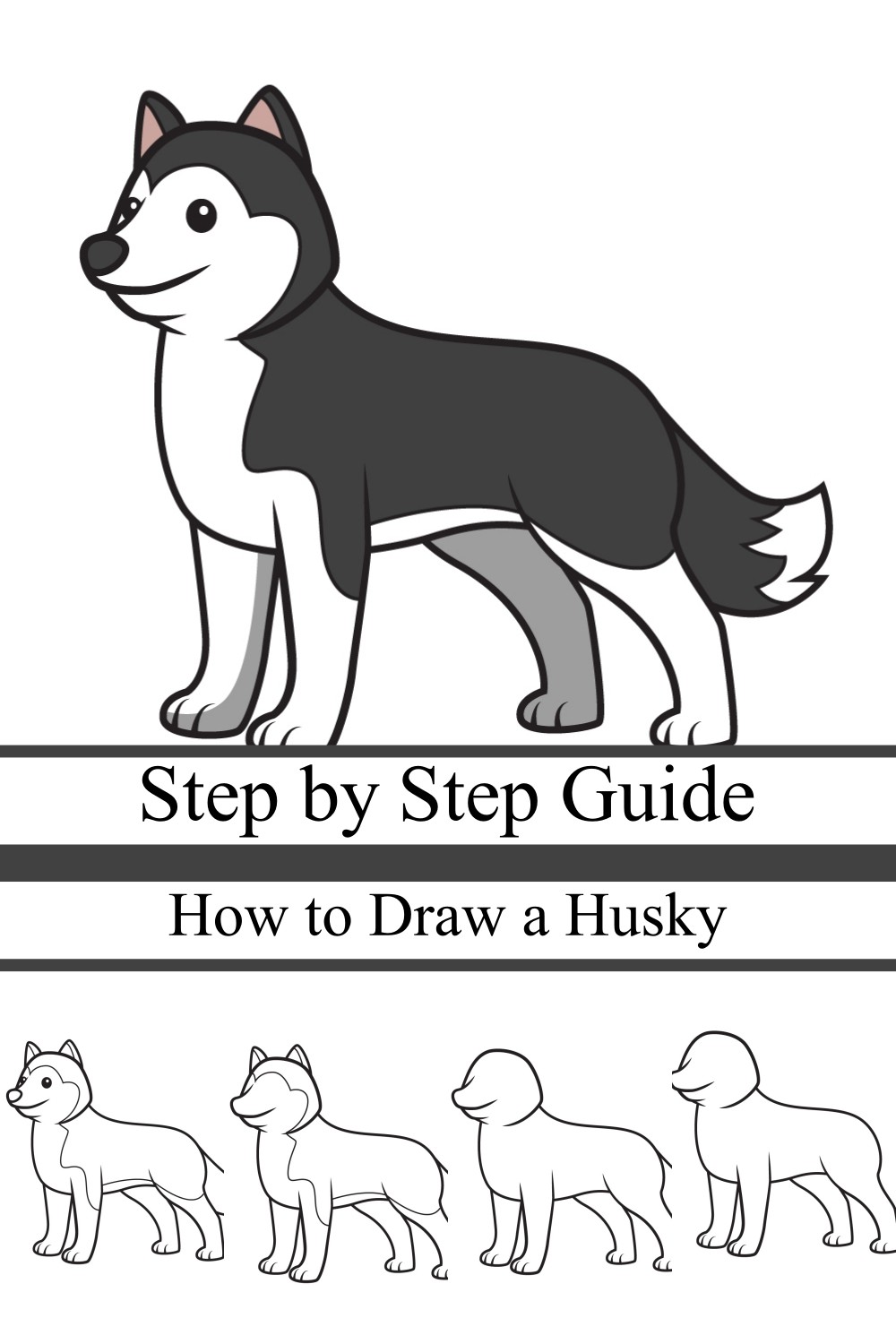 How to Draw a Husky