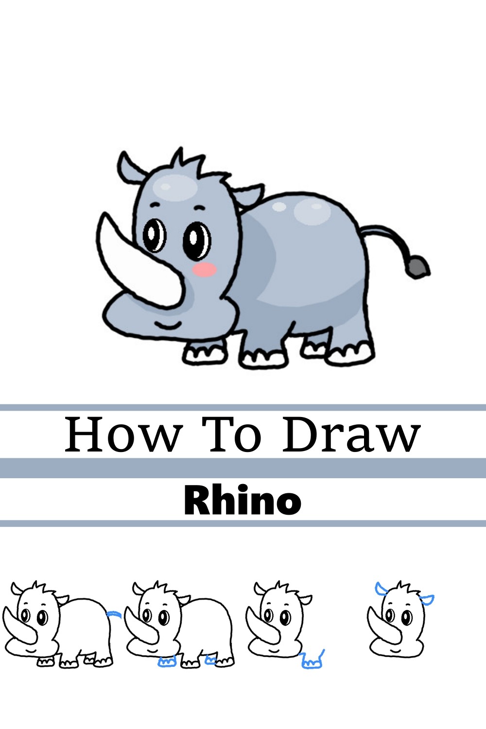 How to Draw a Rhino