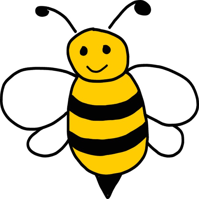Simple Bee Drawing