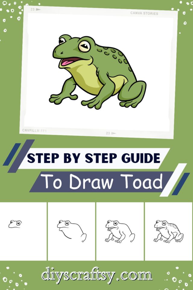 14 Easy Toad Drawing Ideas - How To Draw Toad - DIYsCraftsy