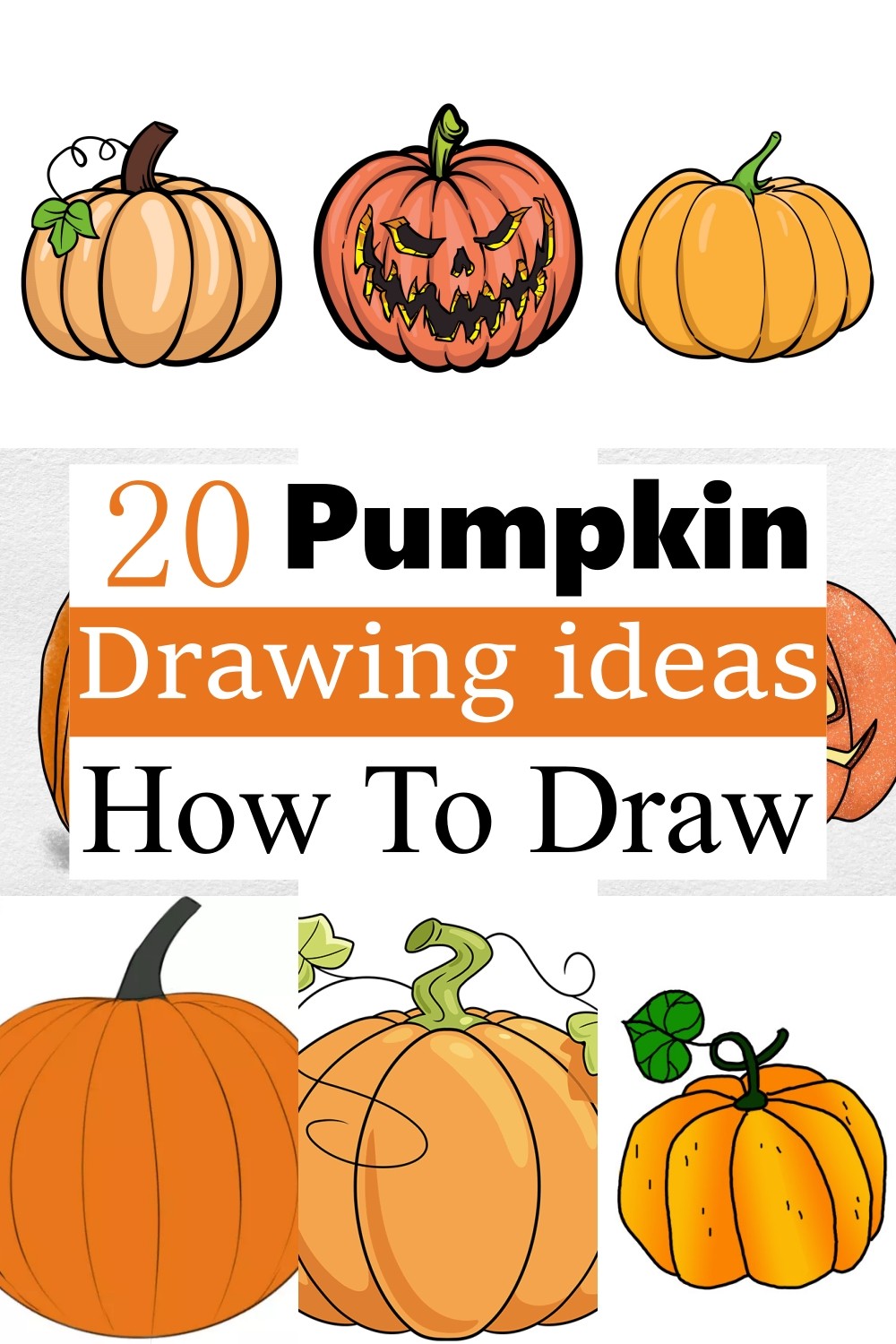 20 Pumpkin Drawing Ideas