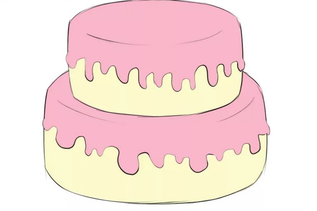 Draw A Cake Drawing