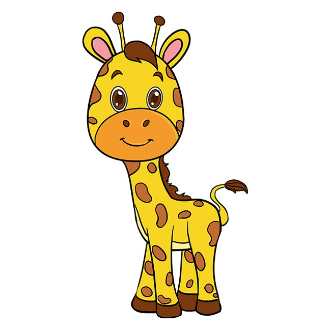 Draw a Baby Giraffe