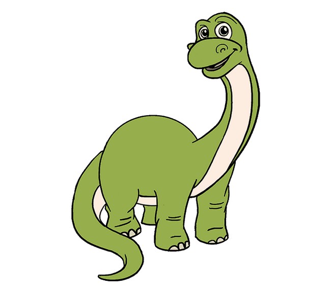 Draw a Cartoon Dinosaur