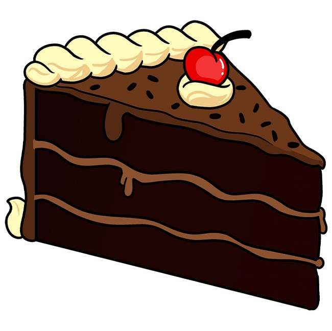 Draw a Chocolate Cake