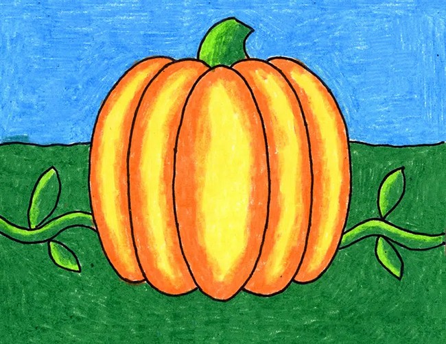 Draw a Pumpkin Tutorial