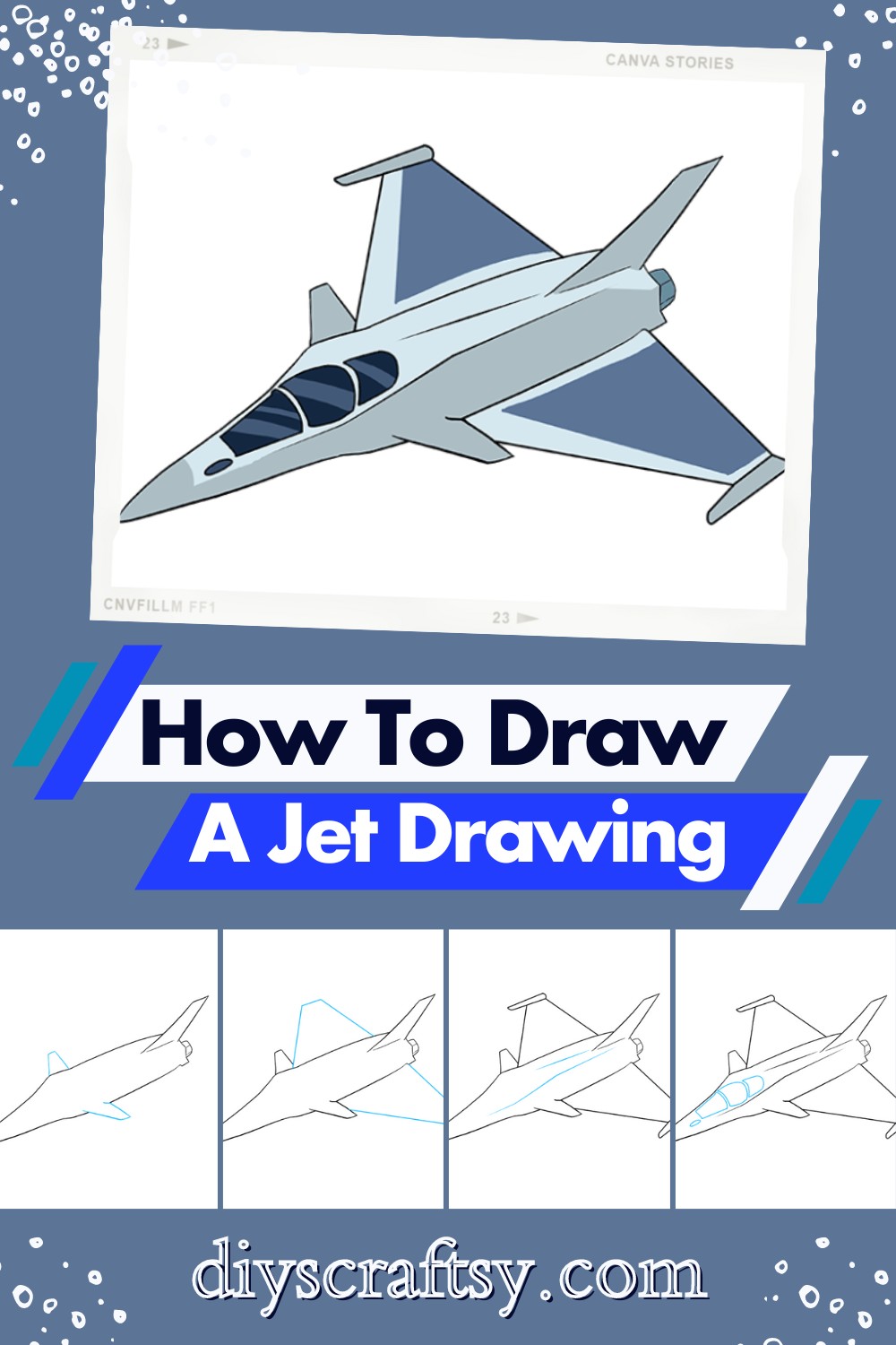 How To Draw A Jet Drawing