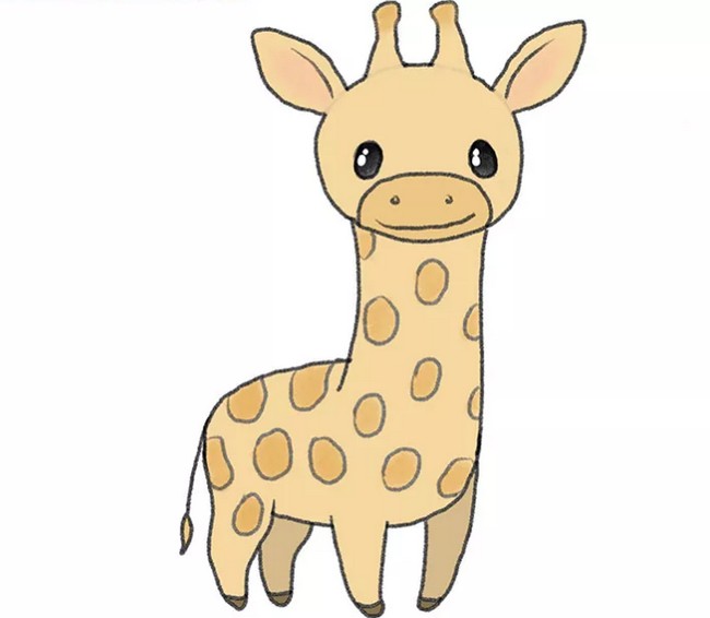 Draw an Easy Giraffe
