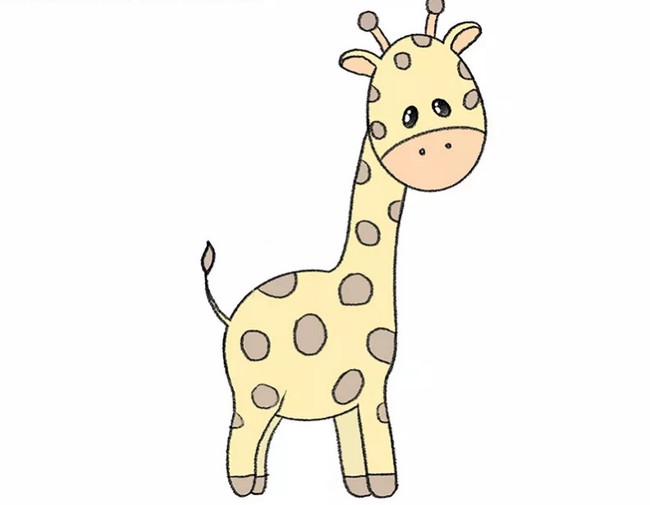 Draw a Giraffe Step by Step