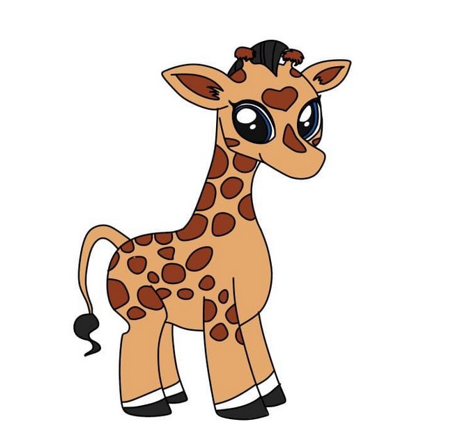 Drawing The Beautiful Giraffe