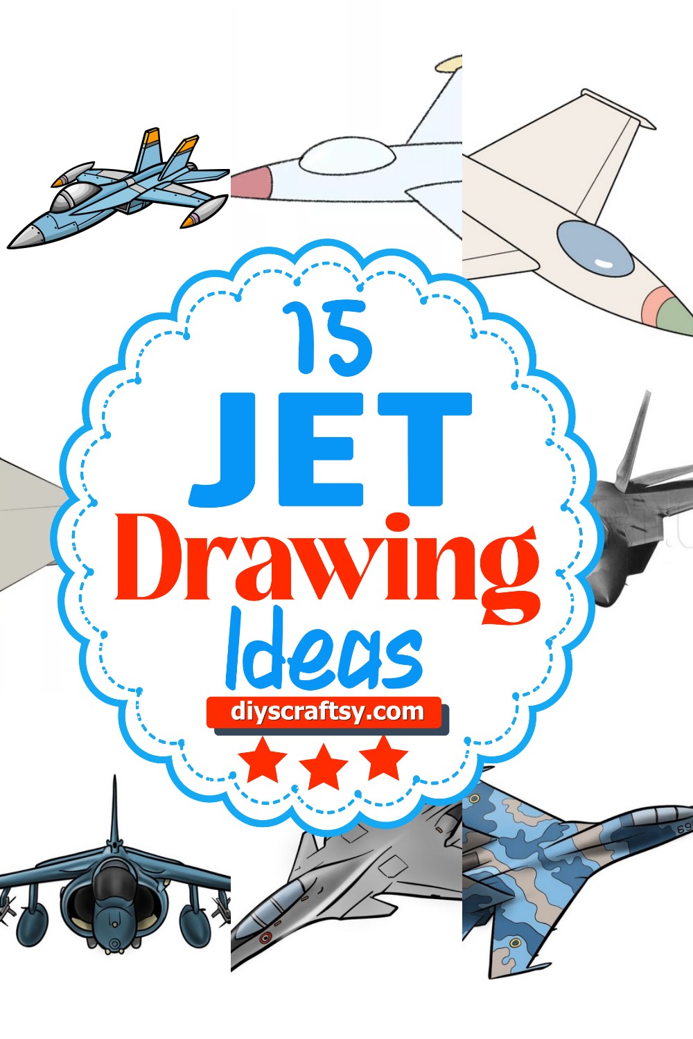 15 Jet Drawing Ideas