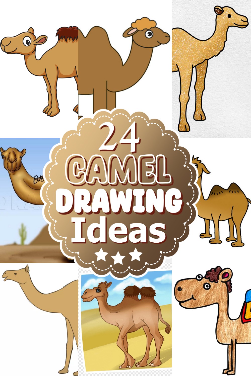 Camel Drawing Ideas