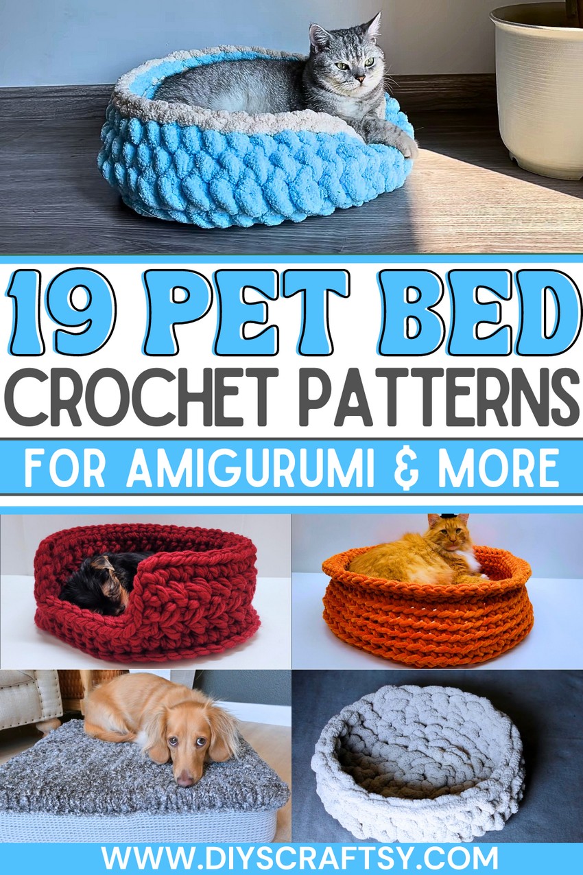 Crochet Pet Bed Patterns