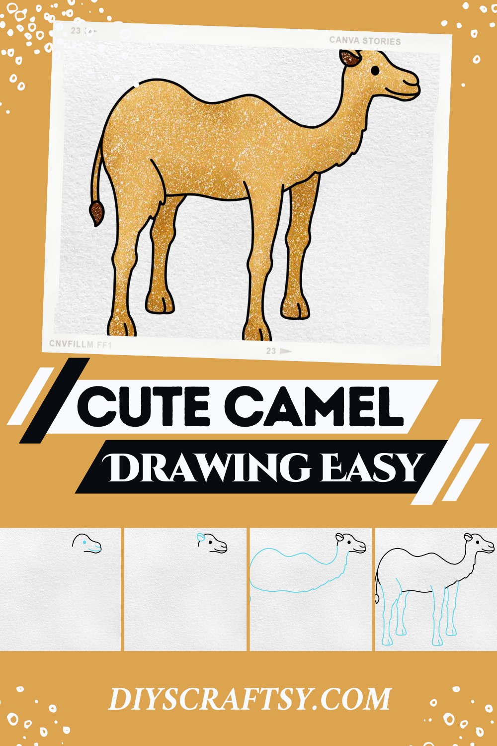 Cute Camel Drawing Easy