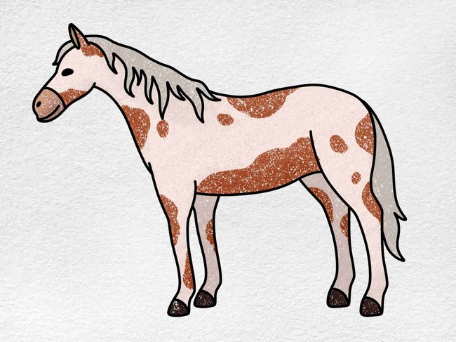 Horse Drawing For Kids