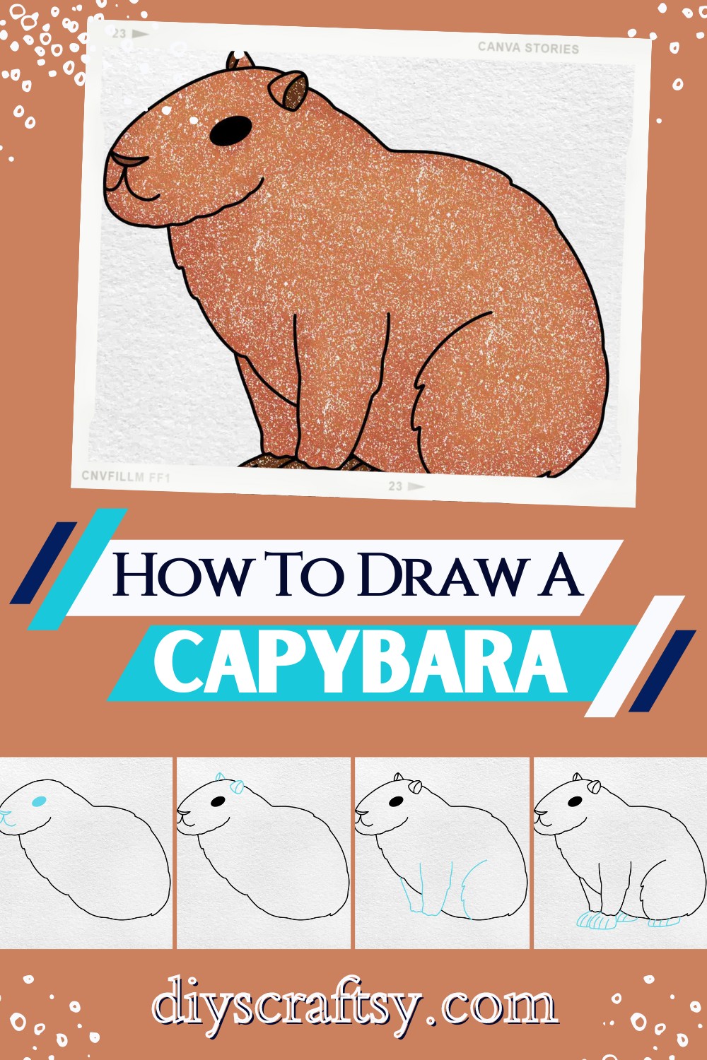 How To Draw A Capybara