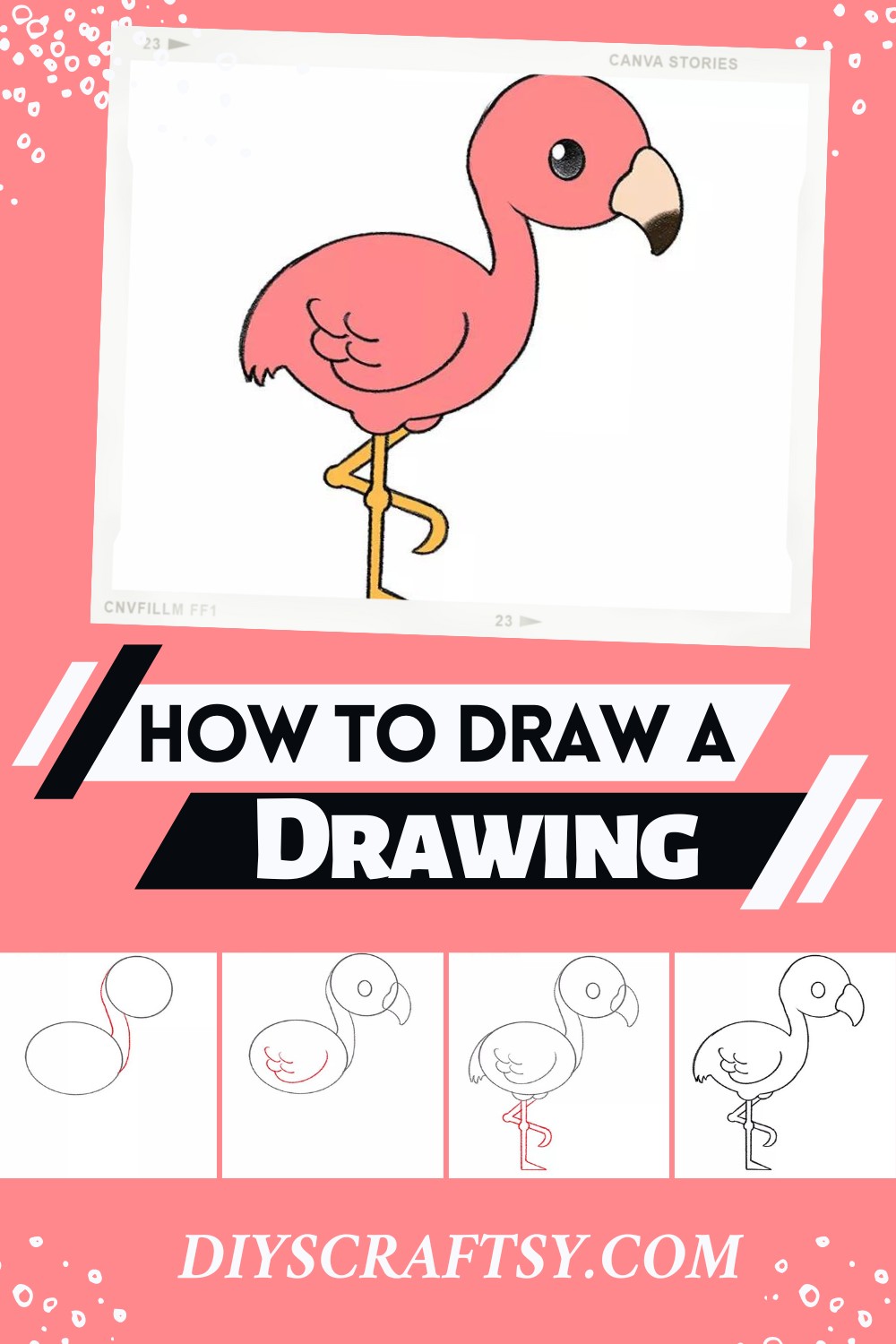 How To Draw A Flamingo
