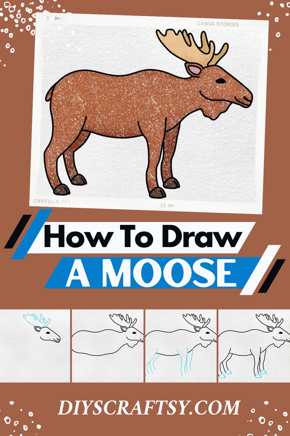 How To Draw A Moose