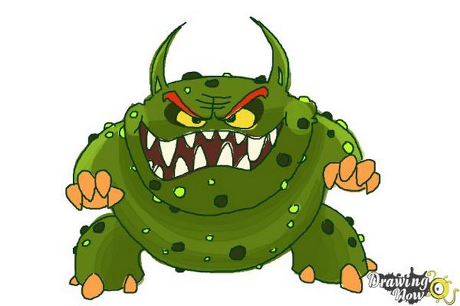 How To Draw A Scary Monster
