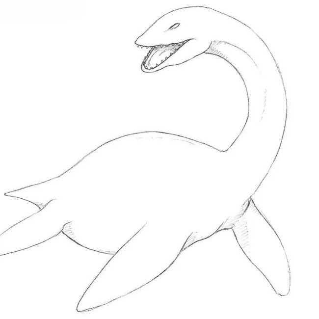 How To Draw The Loch Ness Monster