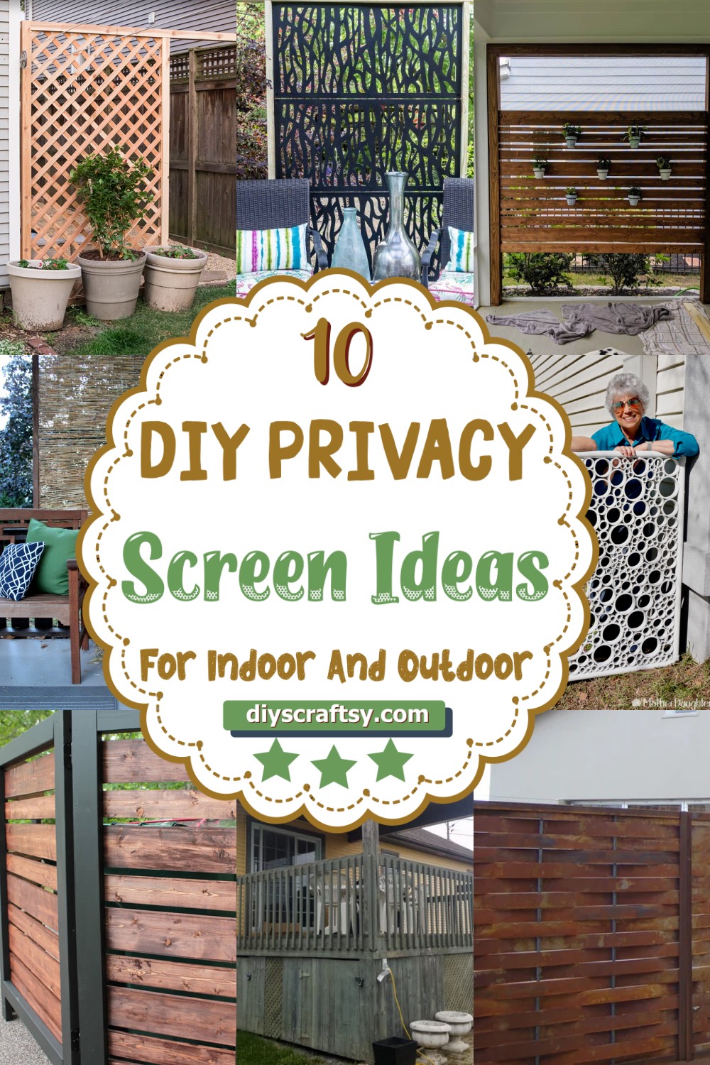 DIY Privacy Screen Ideas For Indoor And Outdoor
