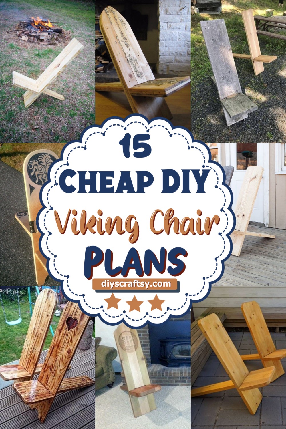 15 Cheap DIY Viking Chair Plans (For All Skill Levels)