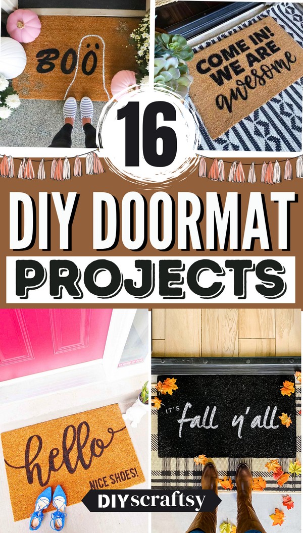 23 DIY Doormat Projects ( Cheep And Easy)