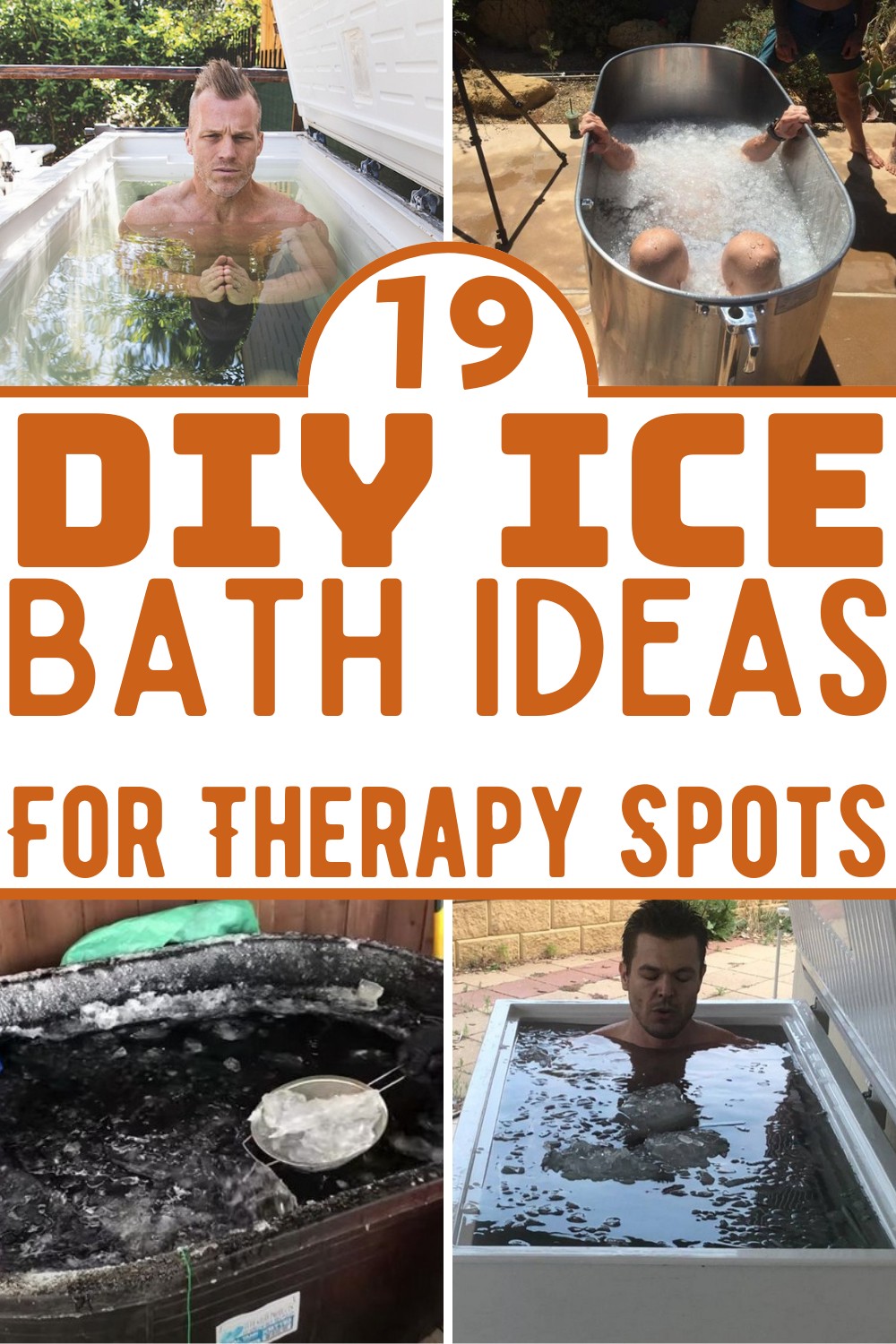 19 DIY Ice Bath Ideas For Customized Therapy Spots