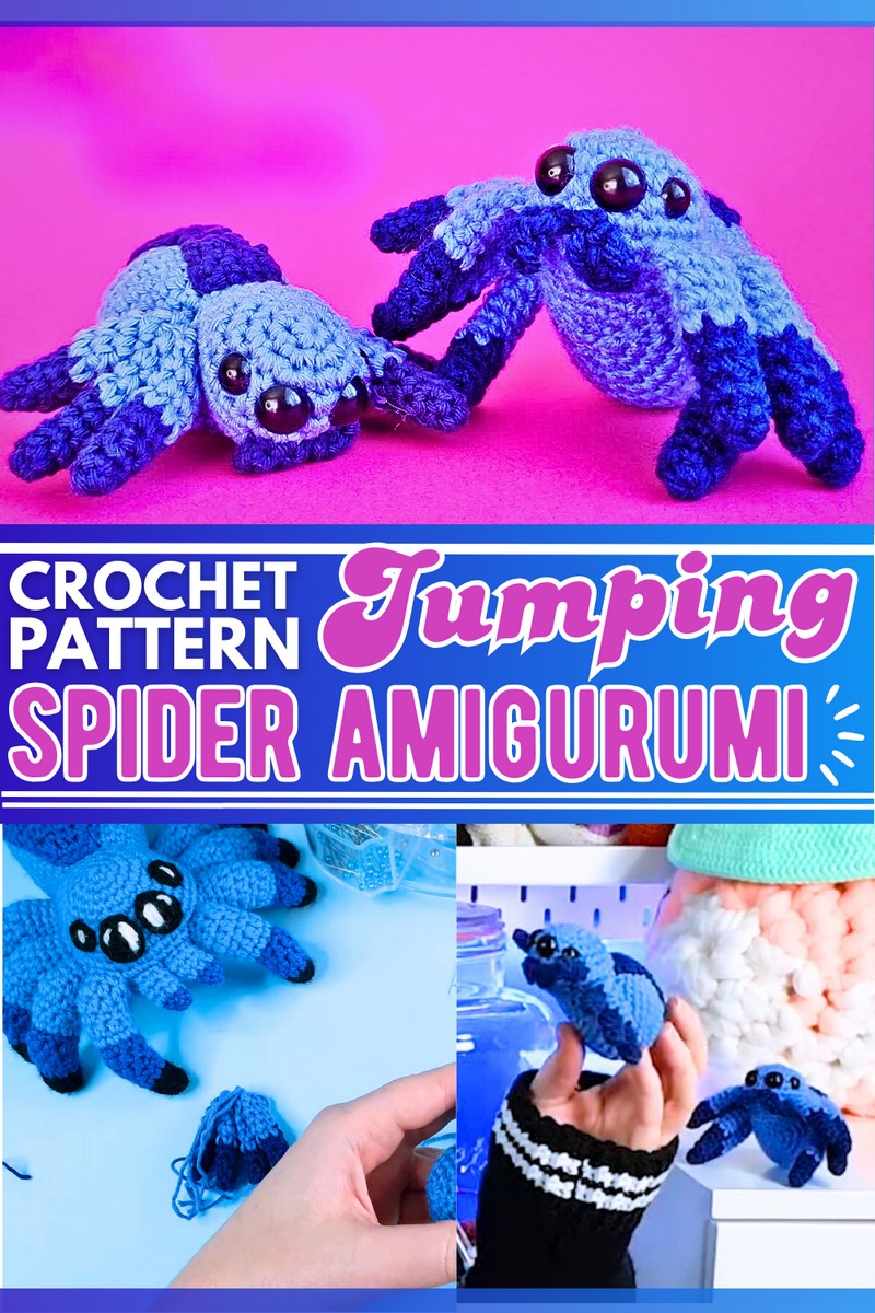 Crochet Jumping Spider