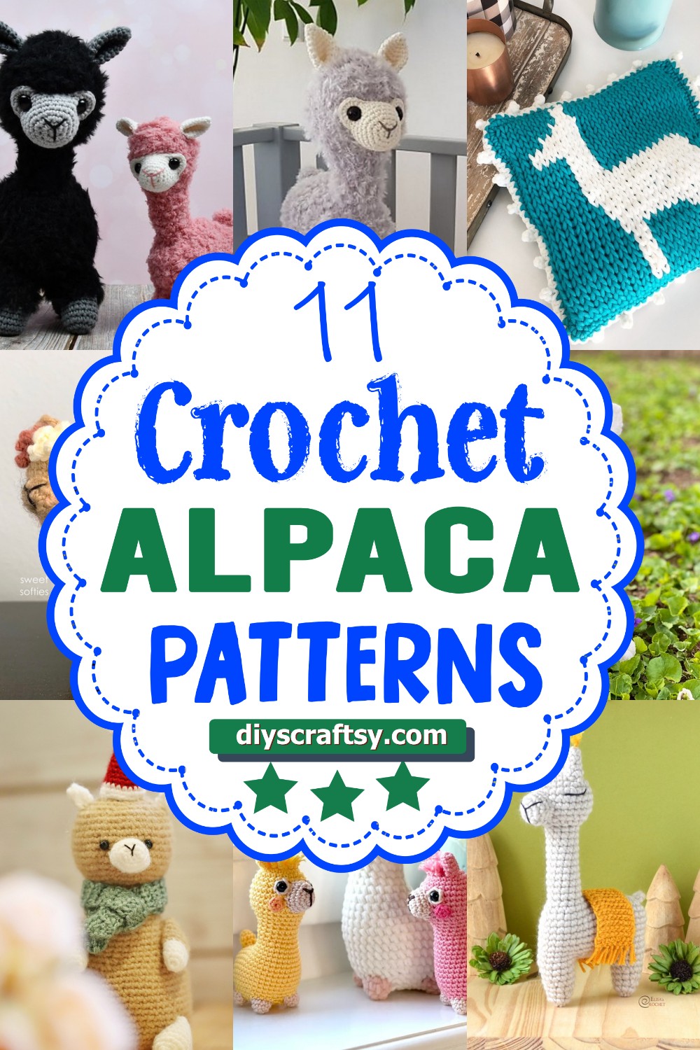 11 Free Crochet Alpaca Patterns For Toys & Useful Items