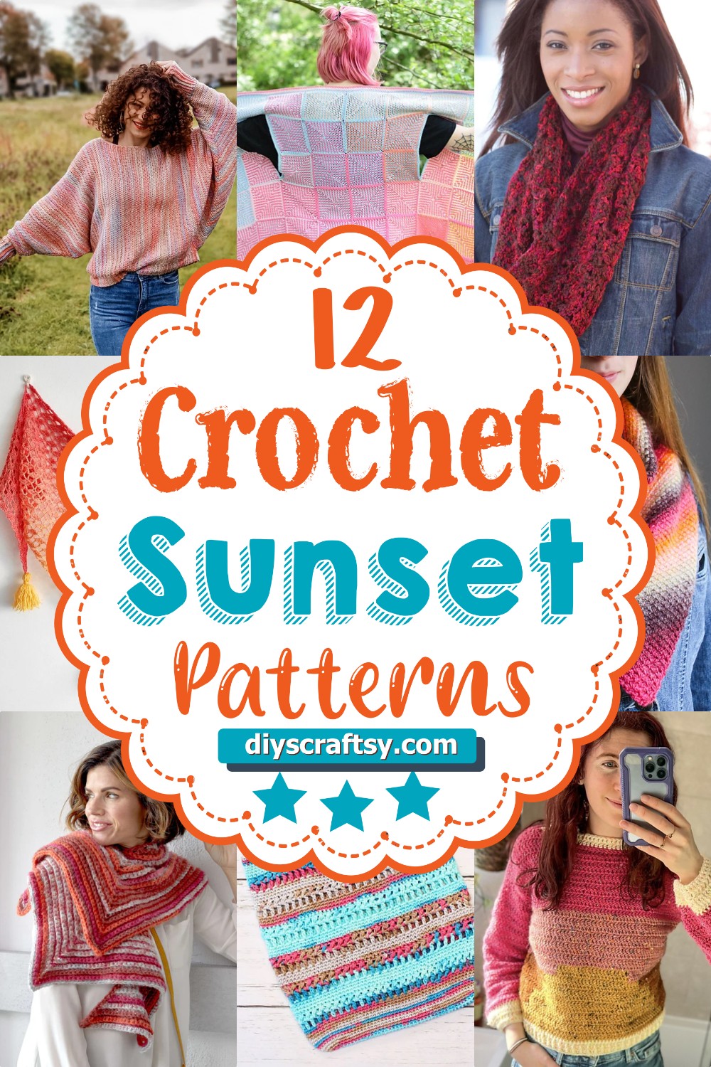12 Best Crochet Sunset Patterns For Evening Outings