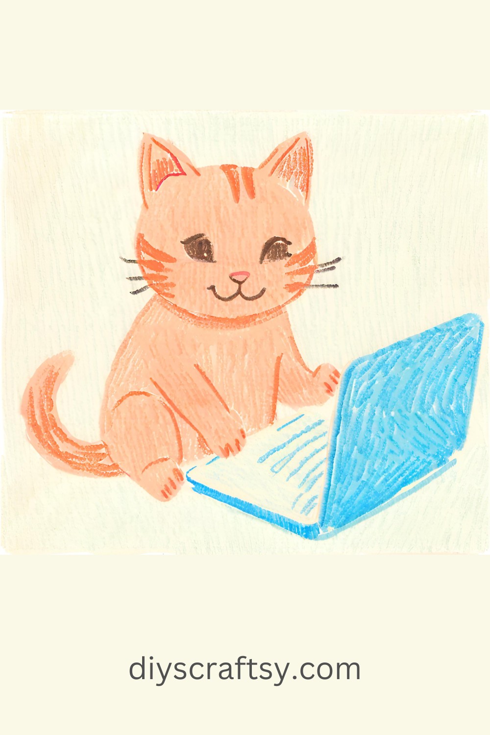 Cat and Laptop