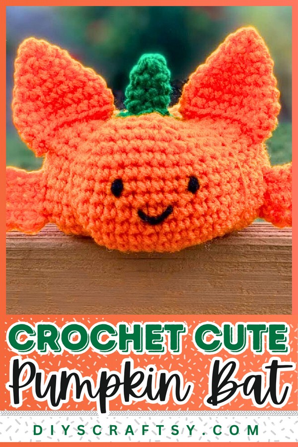 Crochet Bat Pumpkin