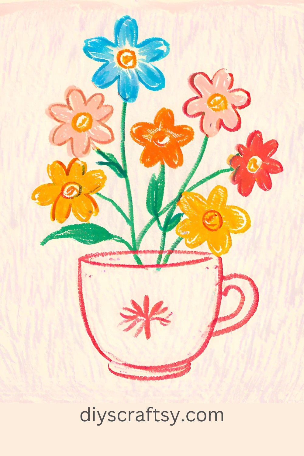Flowers Growing from a Teacup