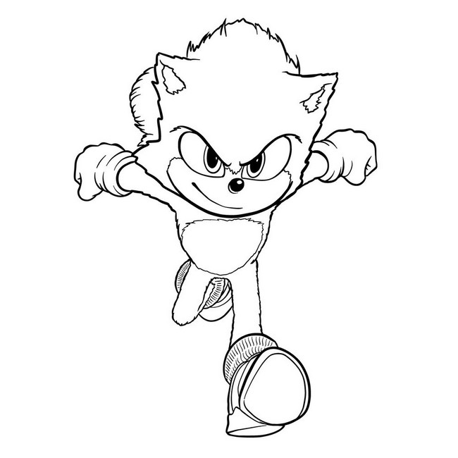 How To Draw Sonic From The Movie