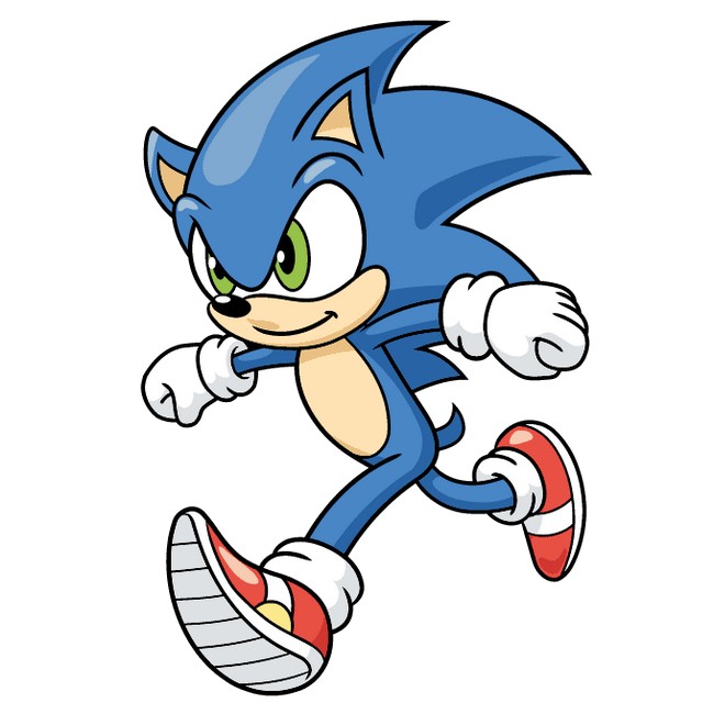 How To Draw Sonic The Hedgehog Running 1