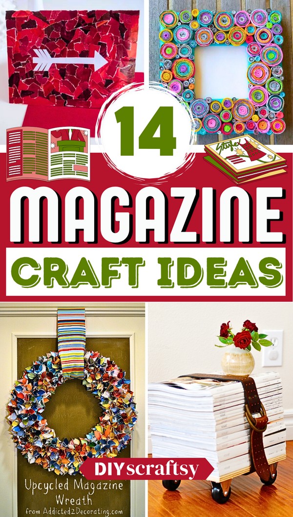 14 Creative DIY Old Magazine Crafts