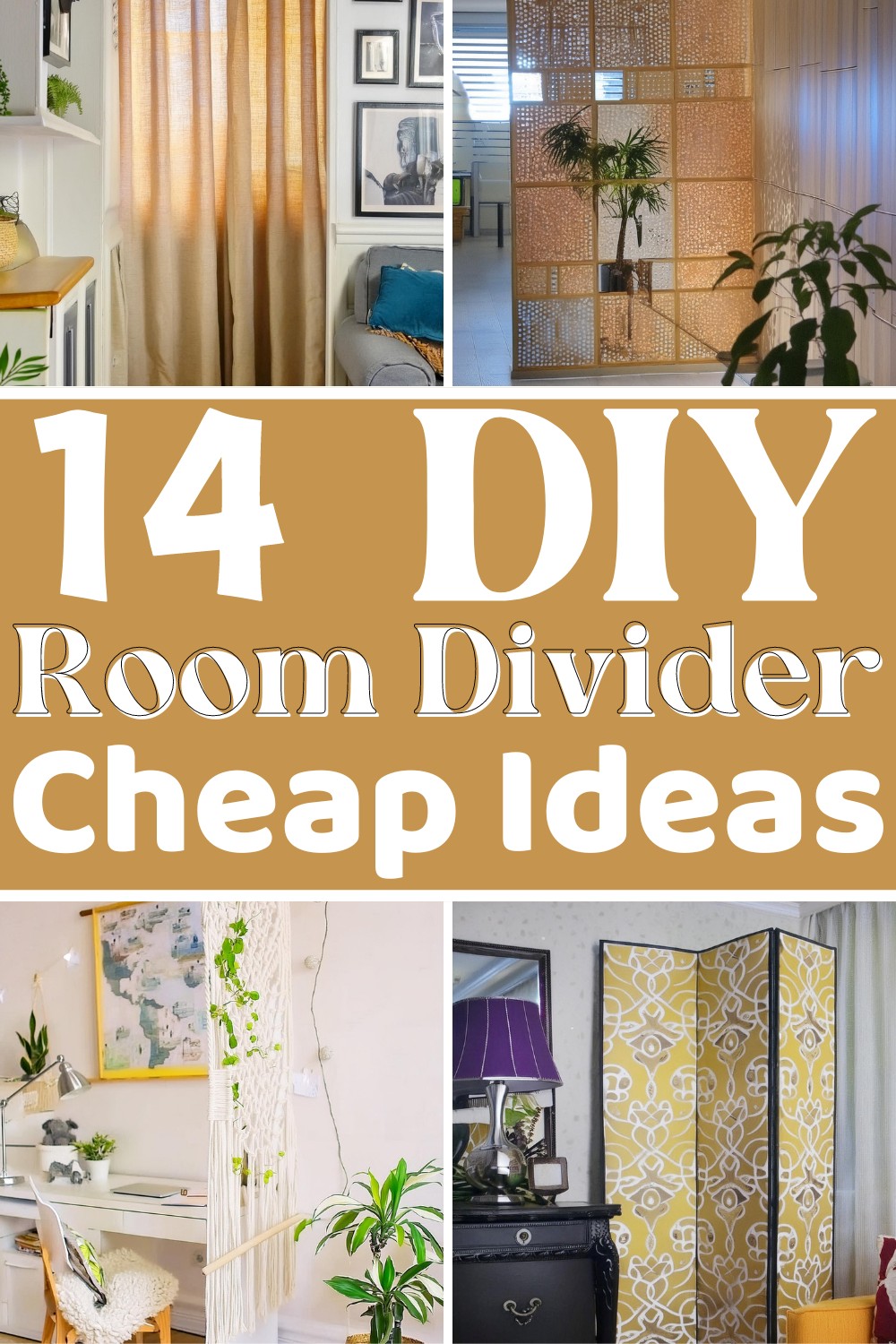 14 DIY Room Divider Ideas Cheap