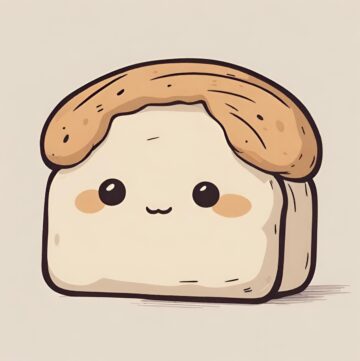 Fluffy Bread Drawing