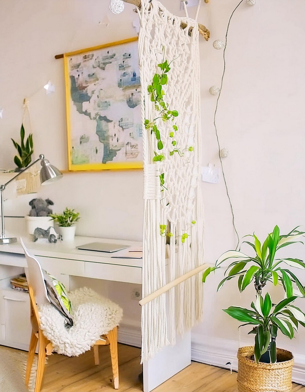 Macrame Room Divider