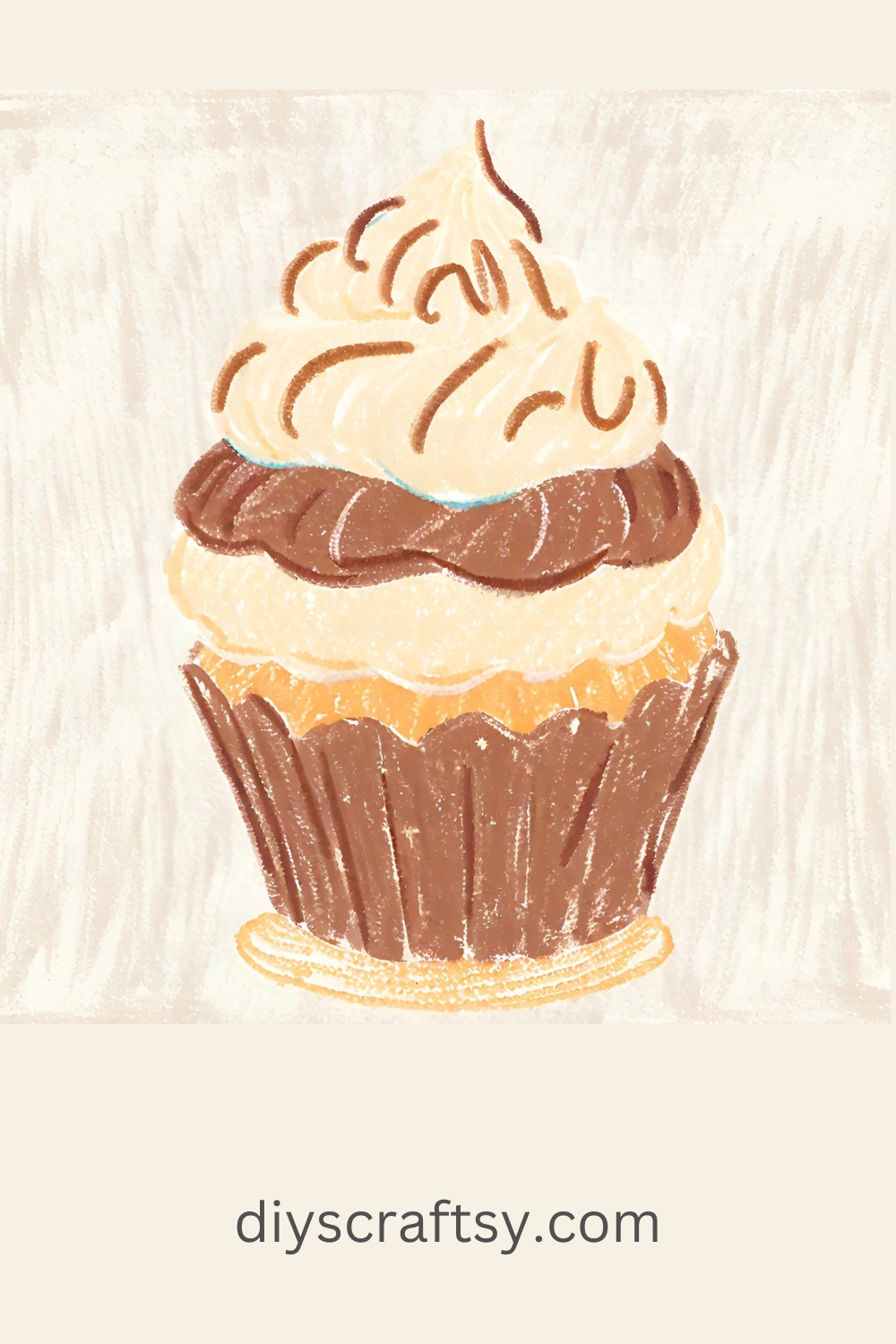 Vanilla and Chocolate Cupcake