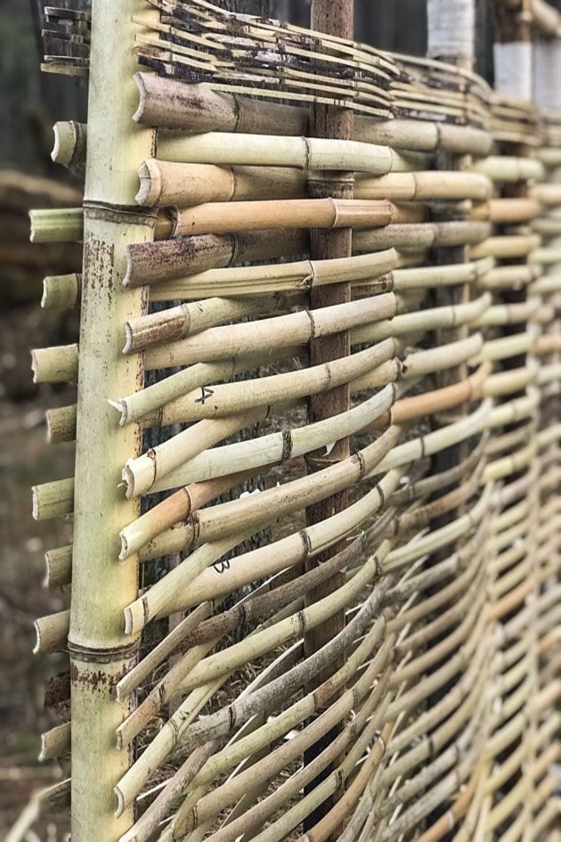 DIY Bamboo Screening