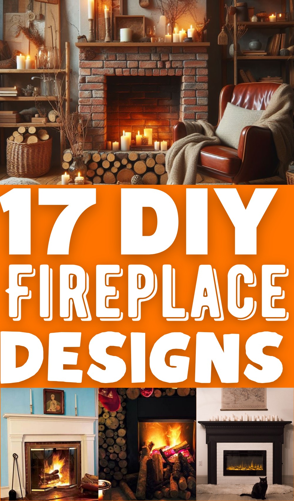 17 DIY Fireplace Designs And Ideas