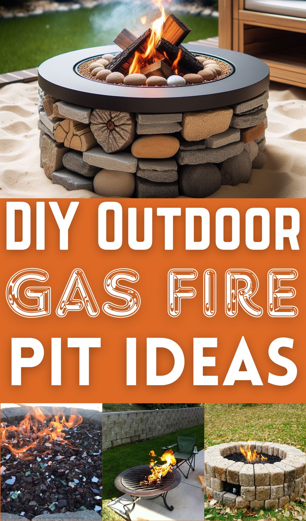 8 DIY Outdoor Gas Fire Pit Ideas