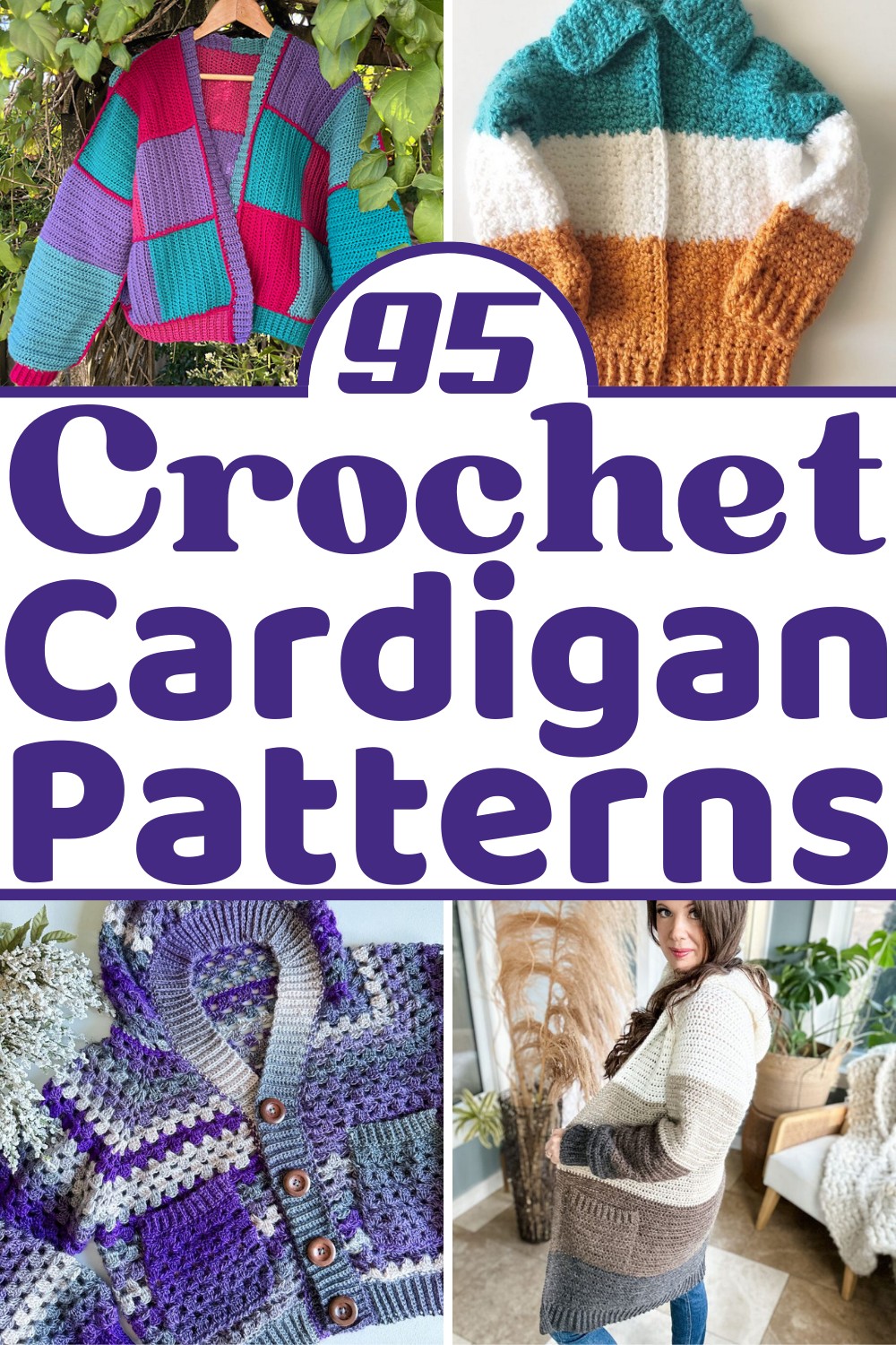 95 Free Crochet Cardigan Patterns