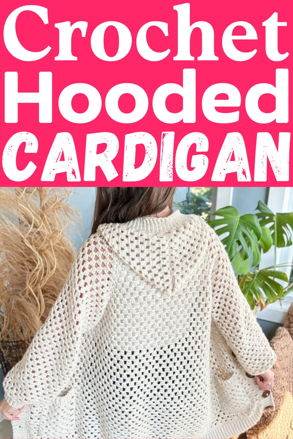 Crochet Hooded Cardigan Pattern