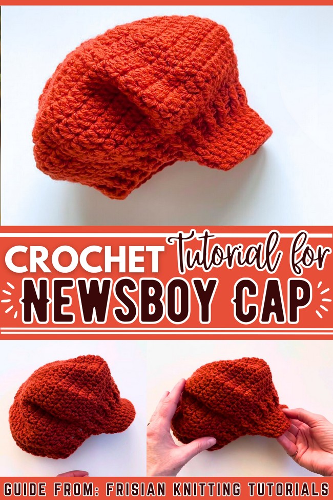 Crochet Newsboy Cap